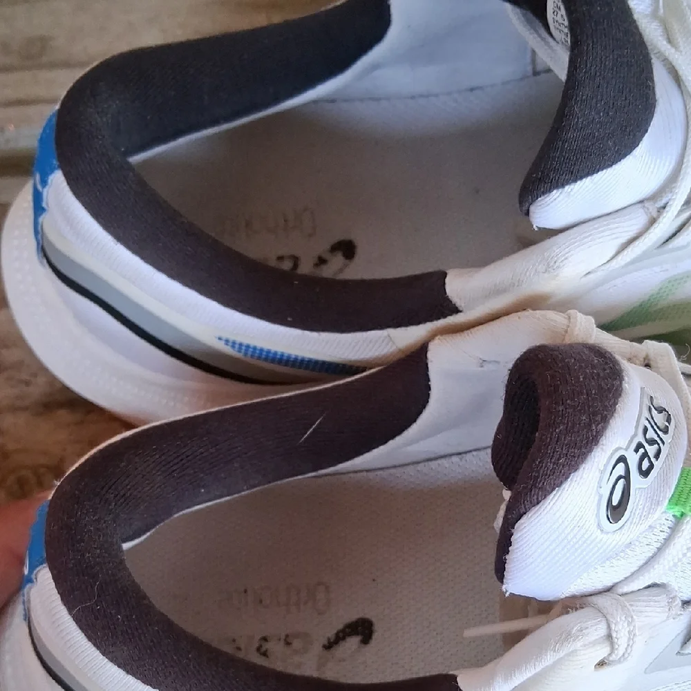 ASICS Gel-Pulse 13 White with Green and Blue Accents - Picture 9 of 10